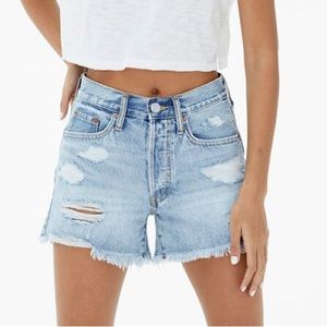 Aeropostale 90s high rise cut off Jean shorts